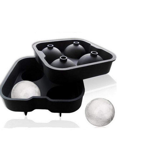 AussieSuperStore Homeware Supplies Large Silicone Ice Sphere Mould - Giant Jumbo Frozen Ball Maker Large Silicone Ice Sphere Mould - Giant Jumbo Frozen Ball Maker Tray CBICESPHERES